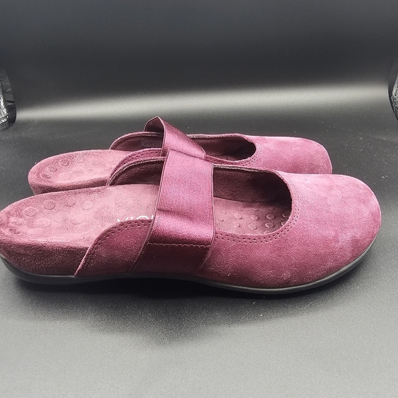 Vionic Laurel Merlot Slip On Slides Clogs - Picture 3 of 9